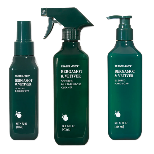 Bergamot and Vetiver Home 3 Piece Set