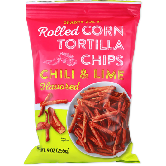 *2 PACK* Chili & Lime Flavored Rolled Corn Tortilla Chips