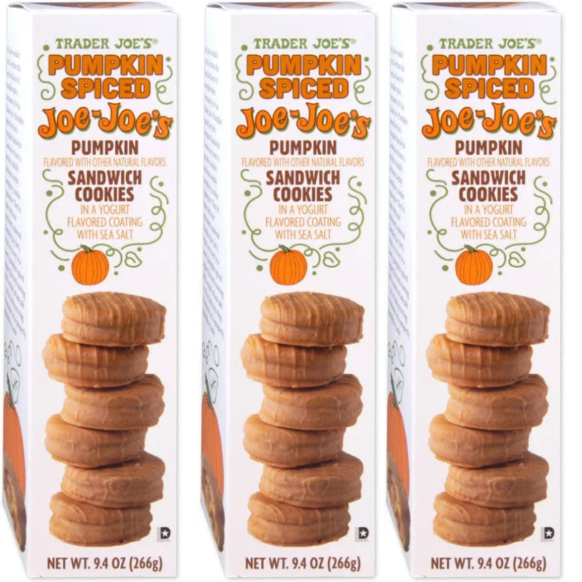*3 PACK* Trader Joe’s Pumpkin Spiced Joe-Joe's Sandwich Cookies 🎃🎃🎃